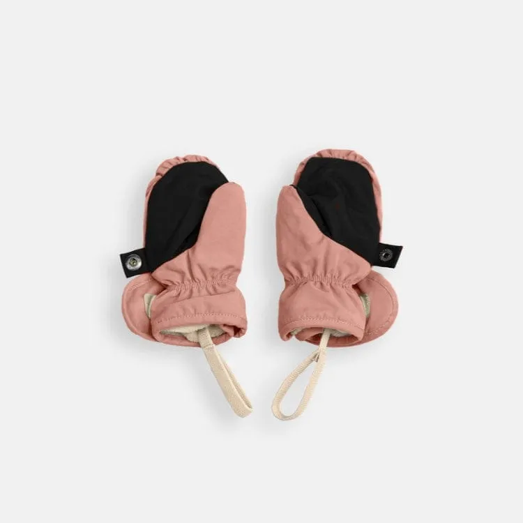 7AM Benji Plush Mittens - Rose Dawn
