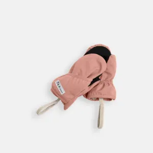7AM Benji Plush Mittens - Rose Dawn