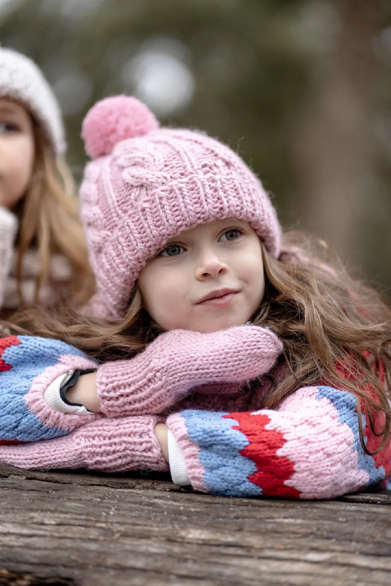 ACORN KIDS - FREE SPIRIT MITTENS: PINK