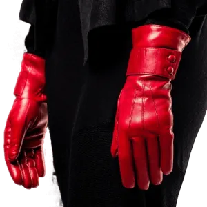 Belle - Women's Cashmere Lined Leather Gloves