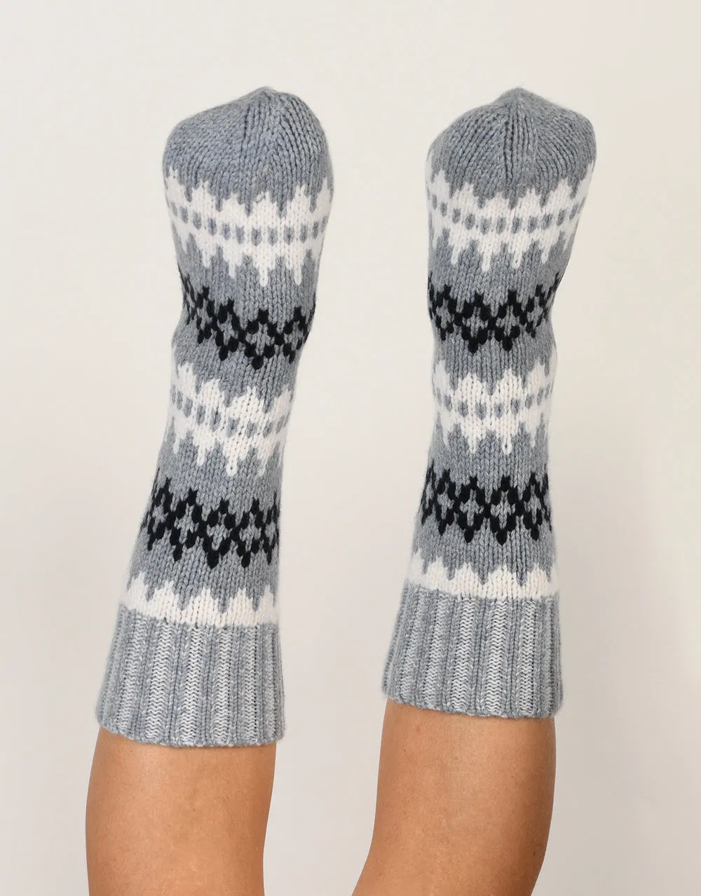 Cara Socks in Cloudy