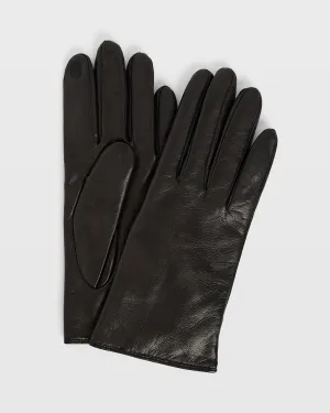 Cashmere-Lined Leather Gloves