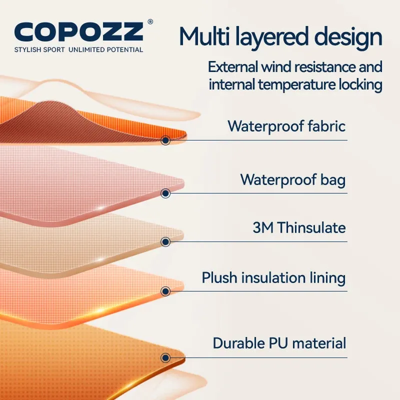 COPOZZ Touch Screen Ski Mittens