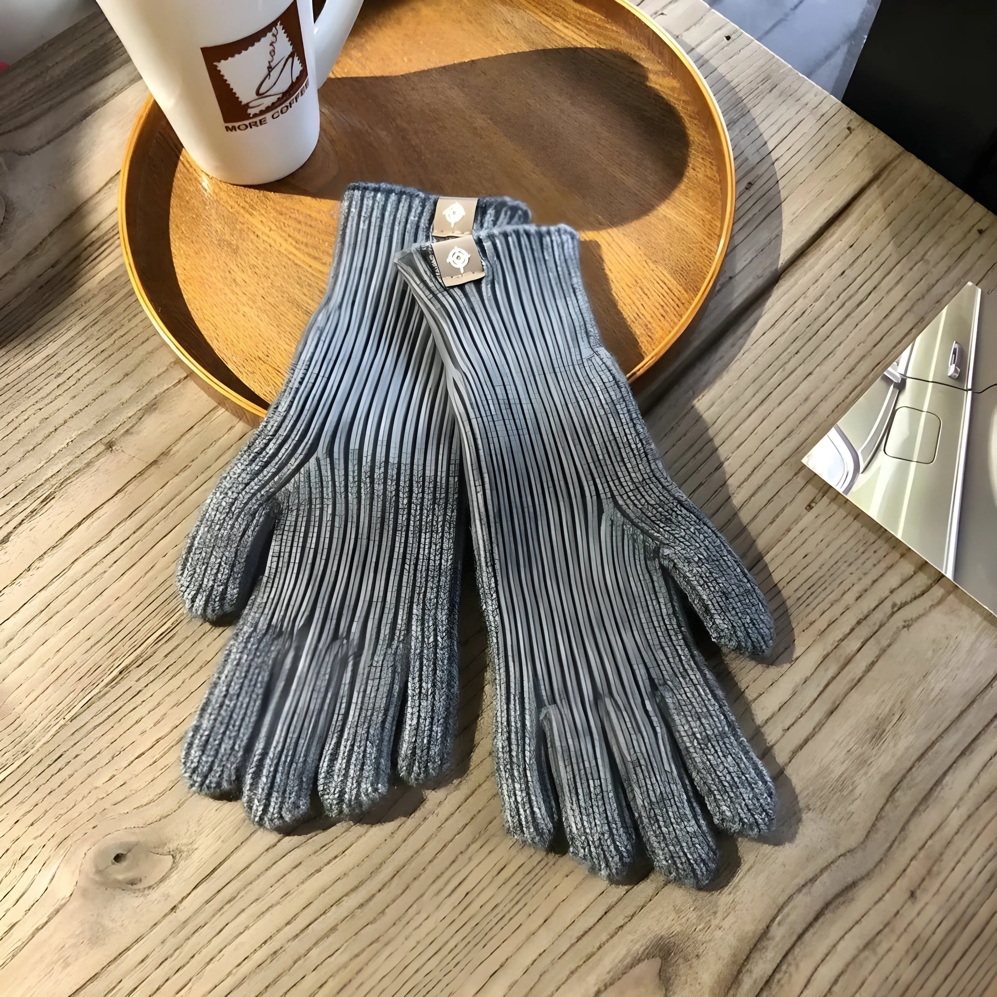 CozyTouch Handschuhe – Legere gestrickte Winterhandschuhe aus Wolle
