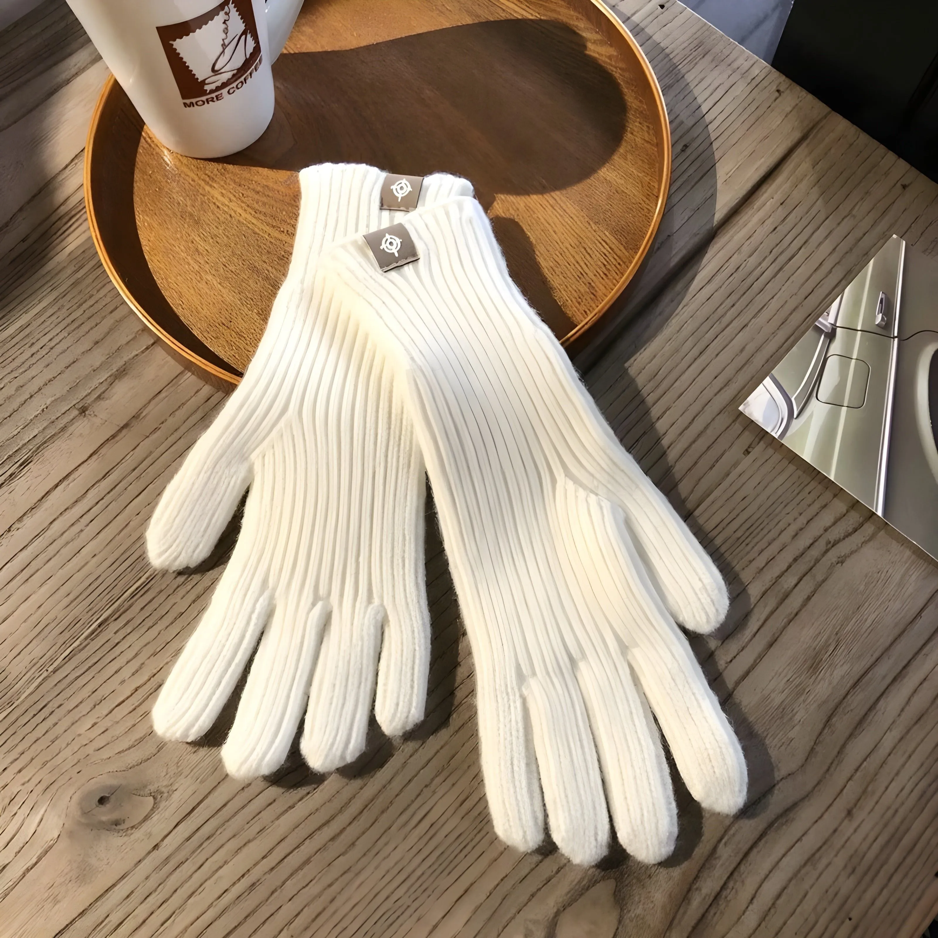 CozyTouch Handschuhe – Legere gestrickte Winterhandschuhe aus Wolle