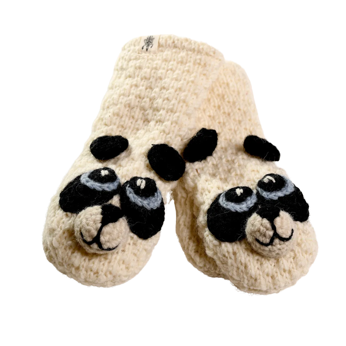 Crochet Panda Mittens