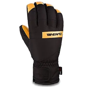 Dakine Mens Nova Short Small Black/Tan Snowboard/Ski Gloves - 01300330-BLACK/TAN-S