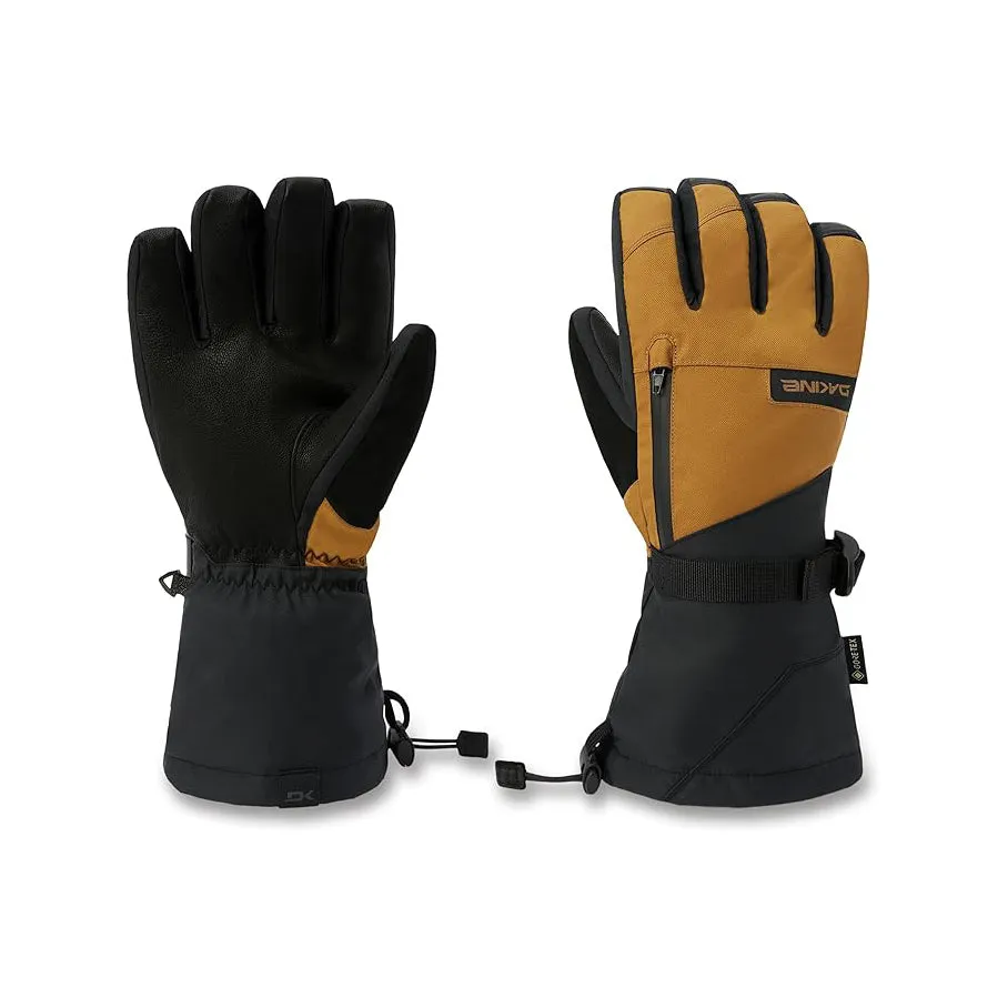 Dakine Unisex Rubber Leather Titan Gore-Tex Small Gloves - 10004508-RUBBER-S