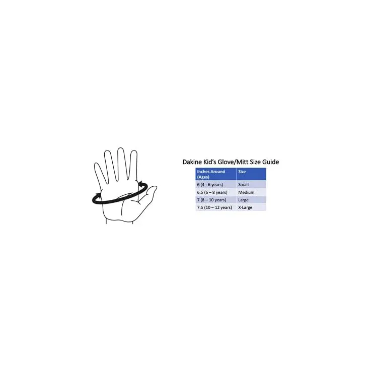 Dakine Youth Dakine Waves Yukon Large Gloves - 10004476-DAKINEWAVES-L