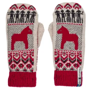 Dalarna Röd Mittens