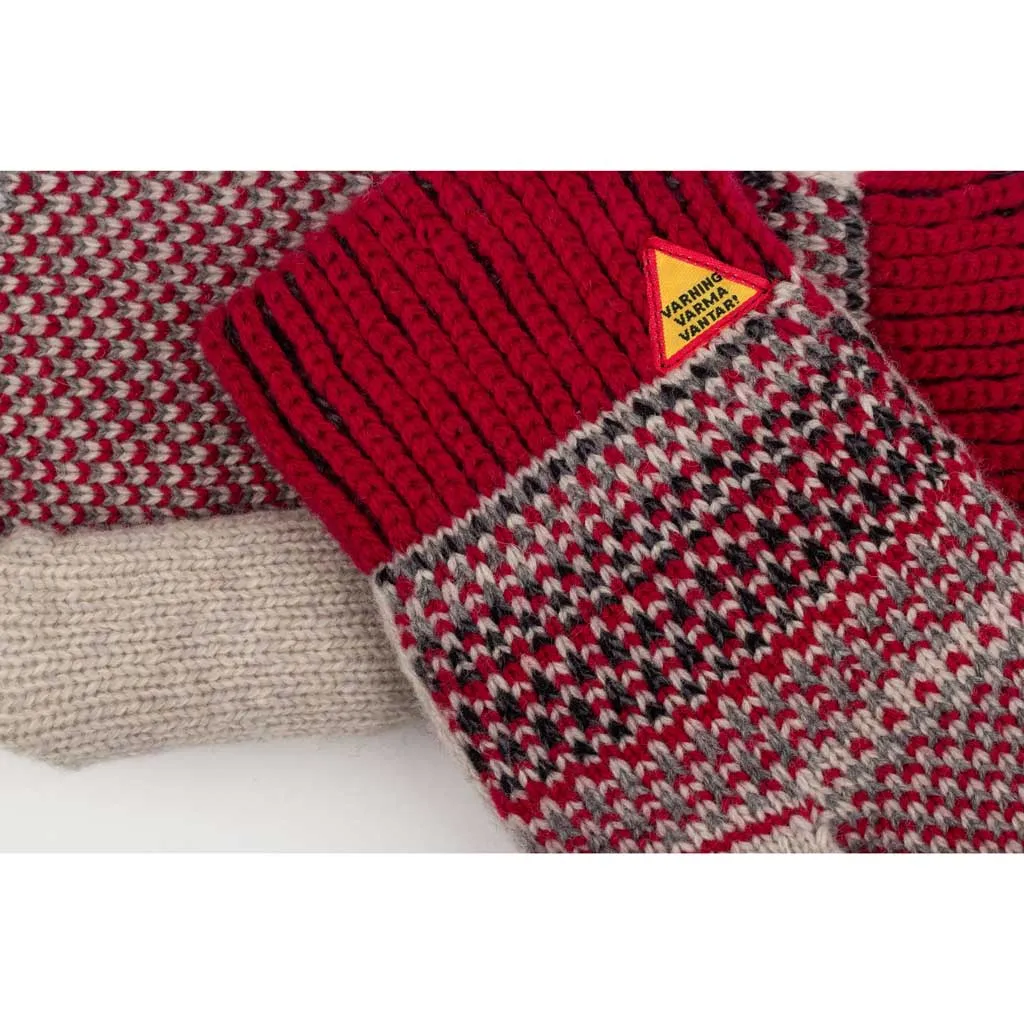 Dalarna Röd Mittens