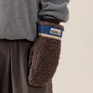 Elmer Gloves - Deep Pile Mittens - Brown
