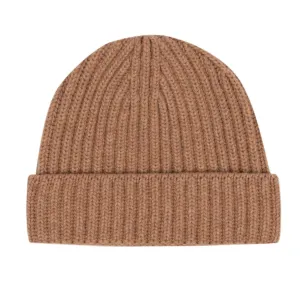Fisherman Knit 8ply Cashmere Hat - Savannah