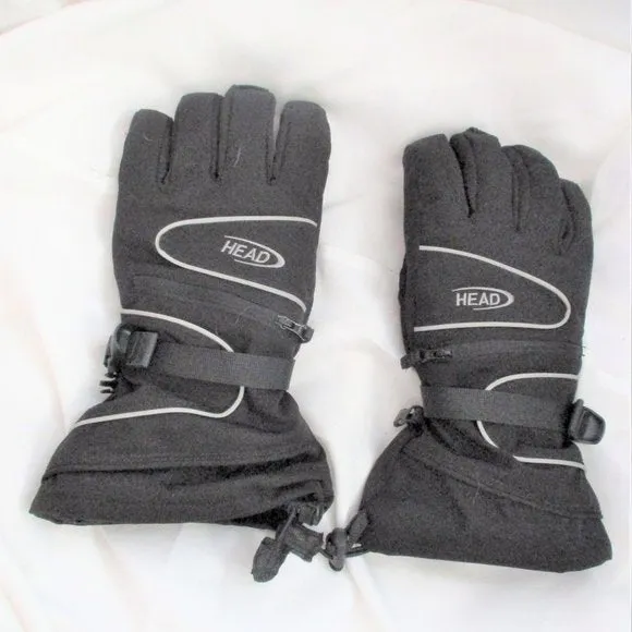 Mens HEAD OUTLAST Winter Waterproof Breathable Ski Snowboard Gloves XL Mitts Black