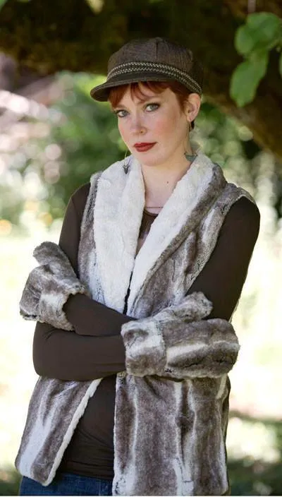 Mittens - Luxury Faux Fur in Birch (One with Arctic Fox Cuff Left!)