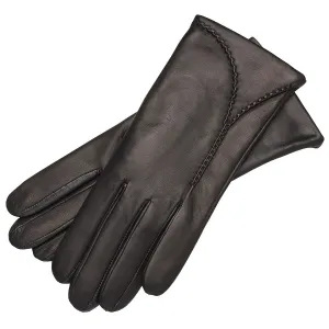 Necchi Black Leather Gloves