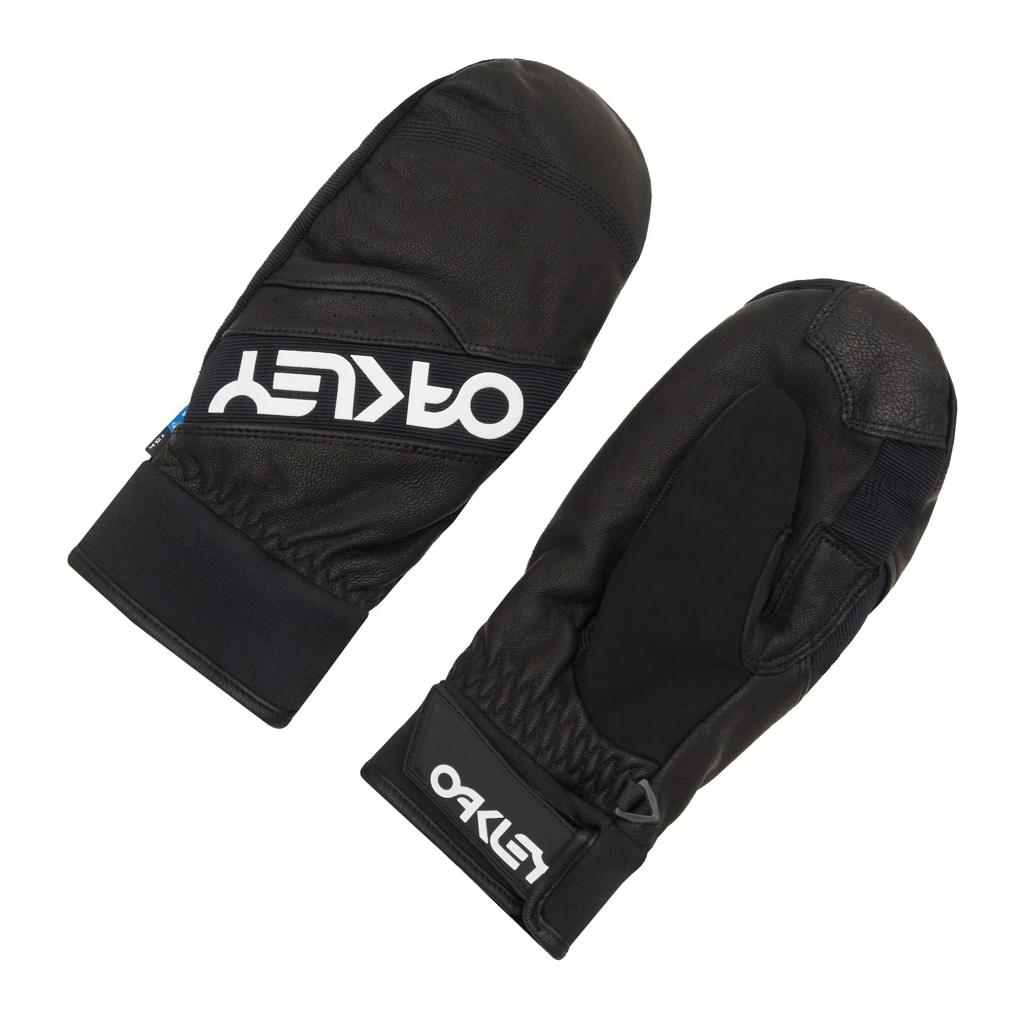 Oakley  Mens Blackout Factory Winter Mittens 2.0 Leather Fleece Touch Screen