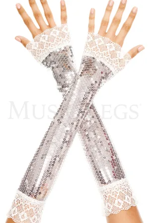Sequined Arm Warmers