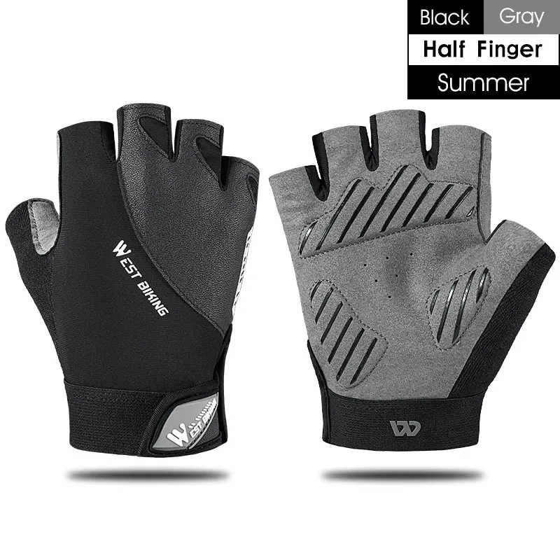 Shockproof Full Finger Cycling Sports Gloves