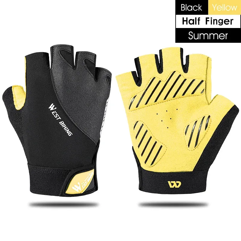 Shockproof Full Finger Cycling Sports Gloves