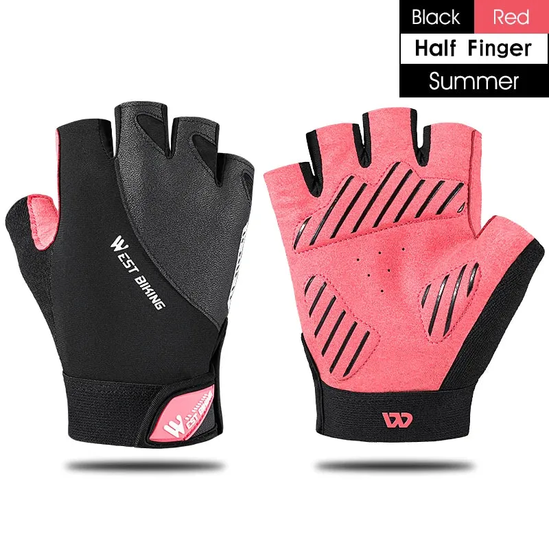 Shockproof Full Finger Cycling Sports Gloves