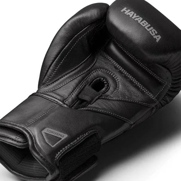 T3 KANPEKI BOXING GLOVES - JET BLACK