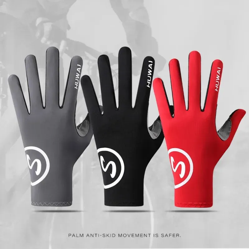 Touchscreen Cycling Gloves - Gel Padded Full & Half Finger Options