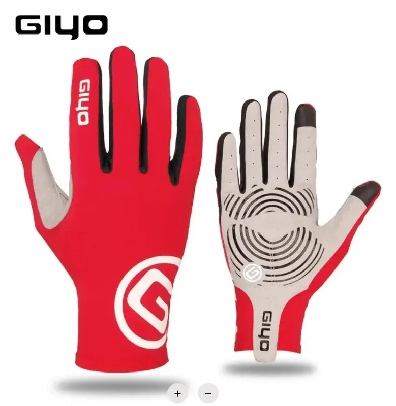 Touchscreen Cycling Gloves - Gel Padded Full & Half Finger Options