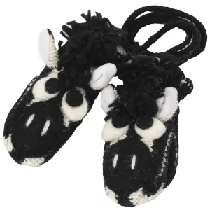 Zebra Mittens